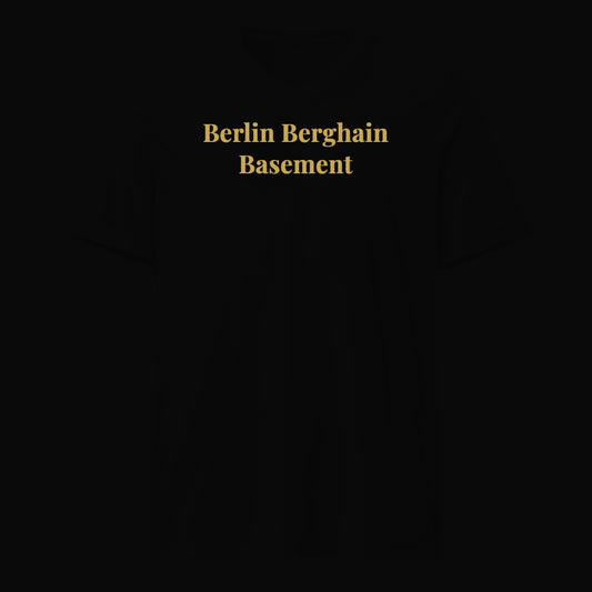 Berlin Berghain Basement - Satirical Old Money T-Shirt by Boogie Threads Co