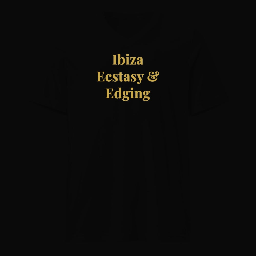 Ibiza Ecstasy & Edging - Satirical Old Money T-Shirt by Boogie Threads Co