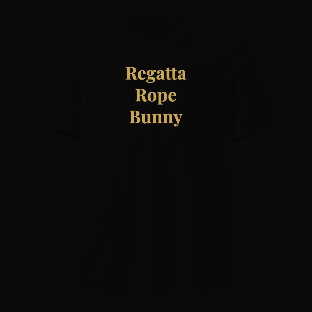 Regatta Rope Bunny - Satirical Old Money T-Shirt by Boogie Threads Co
