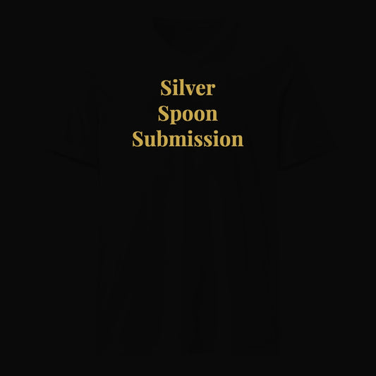Silver Spoon Submission - Satirical Old Money T-Shirt by Boogie Threads Co